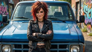 Chloe and Truck