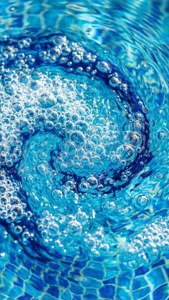 Chlorine Swirl Abstract