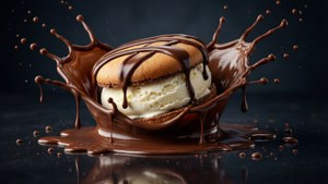Chocolate Drip Art