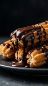 Chocolate Drizzle Close-up