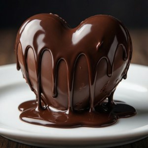 Chocolate Heart Dessert