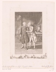 Chodowiecki schetst Lippert en Zingg