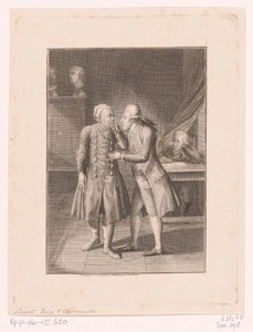 Chodowiecki schetst Lippert en Zingg