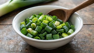 Chopped Leek Bowl