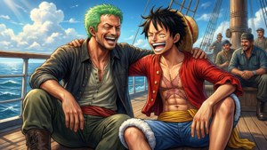 Chopper and Luffy Deck