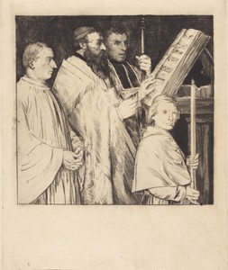 Choristers, 1st plate (Le lutrin)