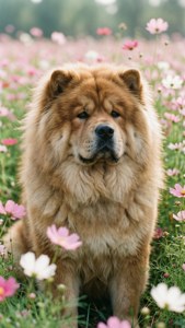 Chow Chow in Bloom
