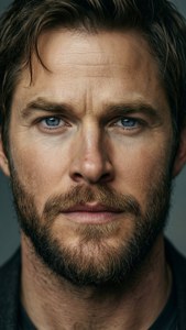 Chris Pratt Beard Closeup