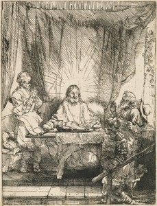 Christ at Emmaus: the Larger Plate