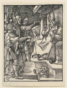 Christ before Caiaphas, from The Little Passion Series