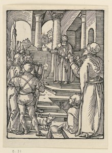 Christ before Pilate, from The Little Passion Series