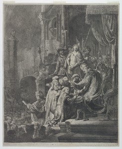 Christ Before Pilate: The Large Plate
