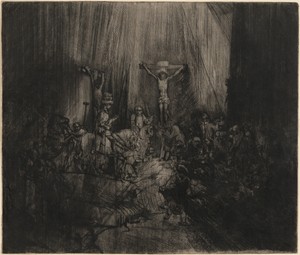 Christ Crucified between the Two Thieves (The Three Crosses)
