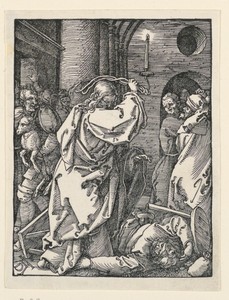 Christ Driving the Merchants (or Money Changers) from the Temple, from The Little Passion Series