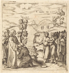 Christ Healing a Deaf Man