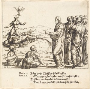 Christ Heals a Blind and Dumb Demoniac