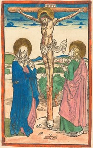 Christ on the Cross Between the Virgin and Saint John