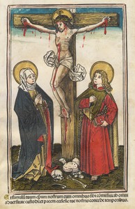 Christ on the Cross with the Virgin and Saint John