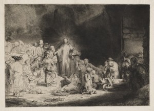 Christ Preaching (The Hundred Guilder Print)