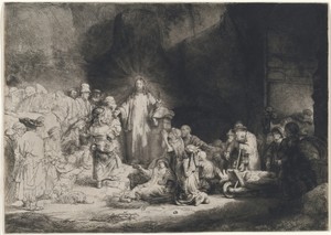 Christ Preaching (The Hundred Guilder Print)