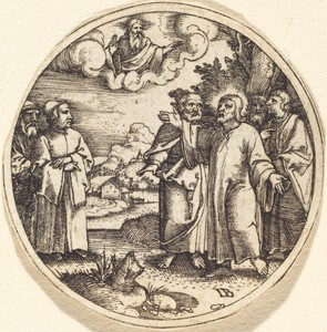 Christ with Three of His Apostles