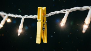 Christmas Lights Clothespin