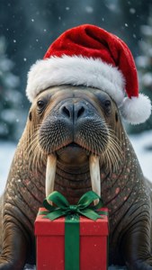 Christmas Walrus
