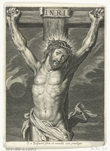 Christus aan het kruis en zonsverduistering