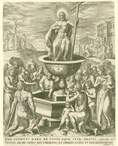 Christus als fontein van het leven