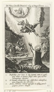 Christus als kind ontvangt passiewerktuigen