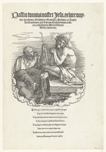 Christus als Man van Smarten, bespot door een soldaat