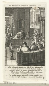 Christus als twaalfjarige discussiërend met schriftgeleerden in de tempel