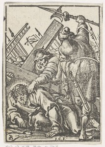 Christus bezwijkt voor derde keer tijdens de kruisdraging