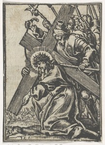 Christus bezwijkt voor eerste keer tijdens de kruisdraging