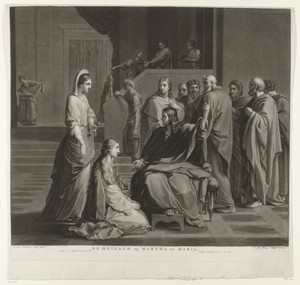 Christus bij Martha en Maria