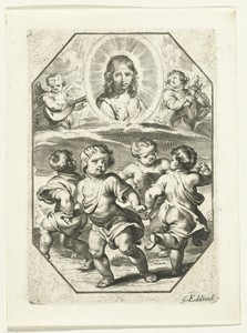 Christus en dansende kinderen