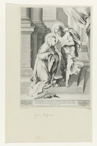 Christus en de heilige Catharina van Siena