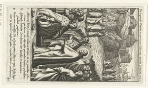 Christus en de moeder van de zonen van Zebedeüs