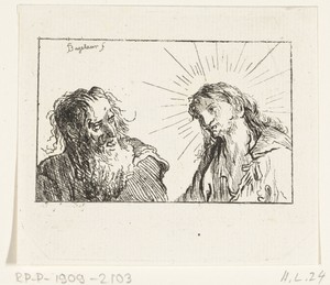 Christus en een apostel