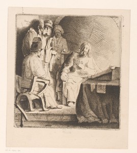Christus en vier oude mannen