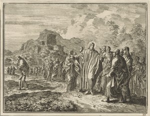 Christus geeft raad aan een rijke jongeling