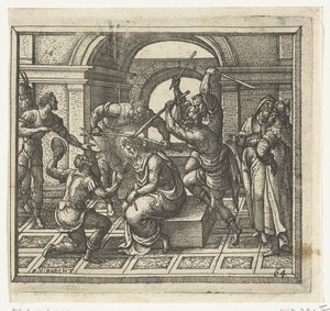 Christus gekroond en geslagen