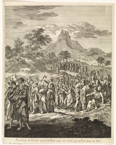 Christus geneest de blinde Bartimeus