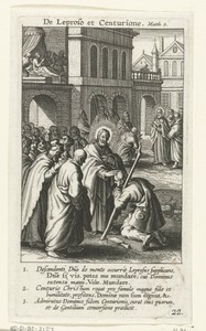 Christus geneest de knecht van de centurio van Kaparnaüm