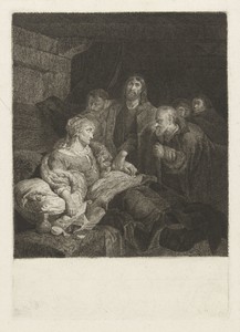 Christus geneest de schoonmoeder van Petrus