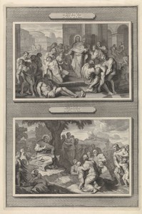 Christus geneest de zieken / de Bergrede