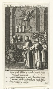 Christus geneest een man bij het bad van Betesda