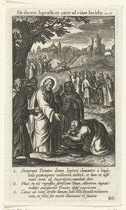 Christus geneest melaatse buiten Jericho
