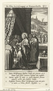 Christus geneest vrouw die lijdt aan bloedverlies