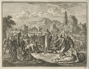 Christus geneest zieken in Galilea